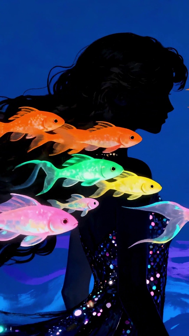 彩鳞空境人鱼少女