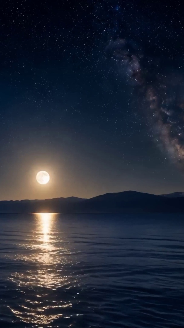 海边的夜晚