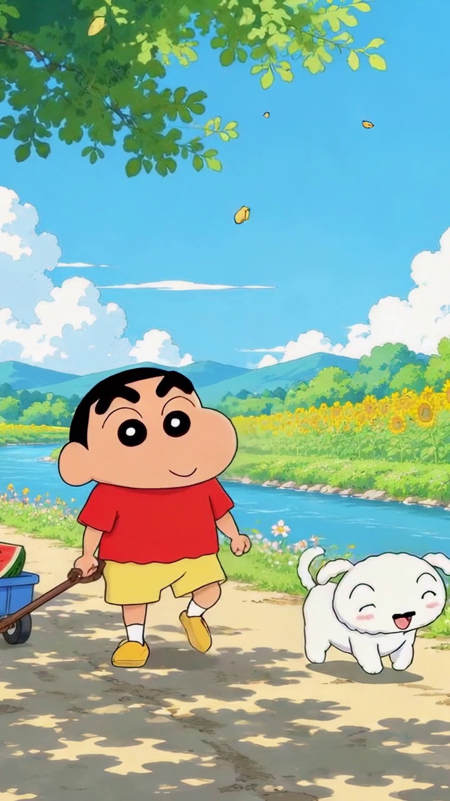 蜡笔小新夏日乡野郊游