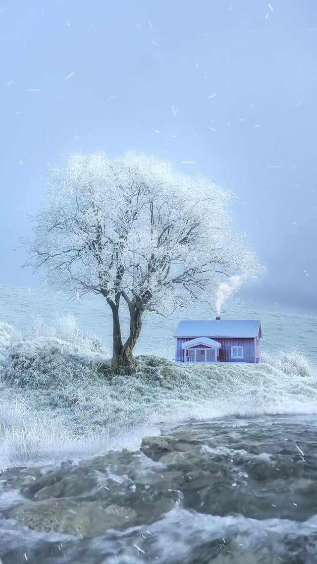 下雪(风景手机动态壁纸) - 风景手机壁纸下载 - 元气壁纸