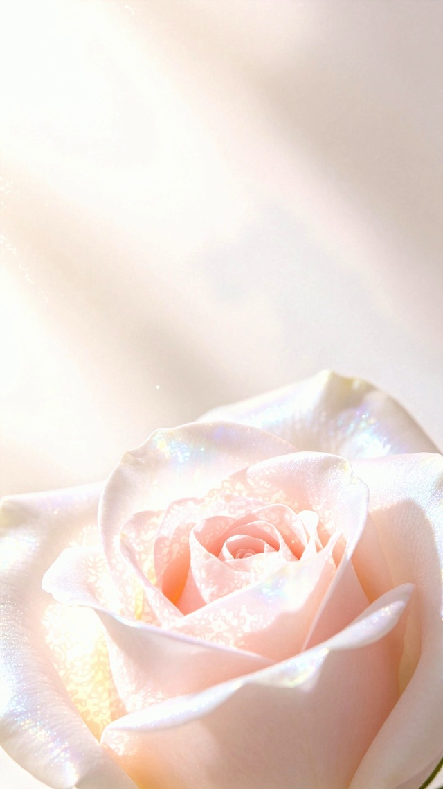 粉彩珠光花瓣梦幻治愈系高清壁纸