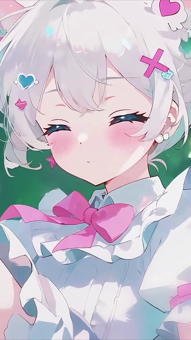 绿氧失重少女