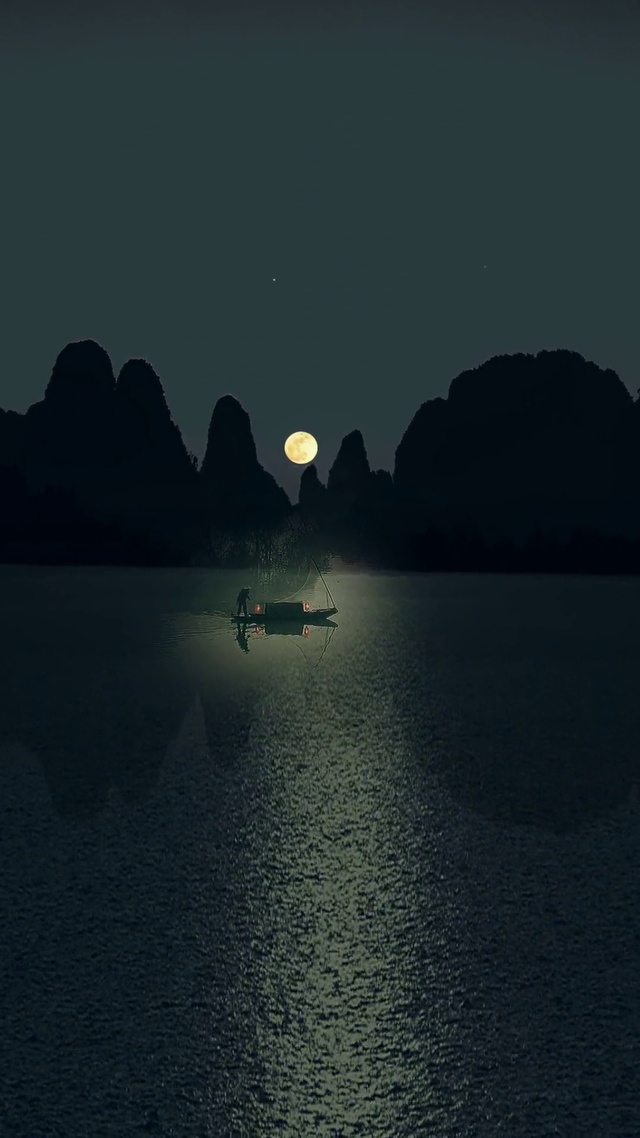 寒江孤影，江湖故人