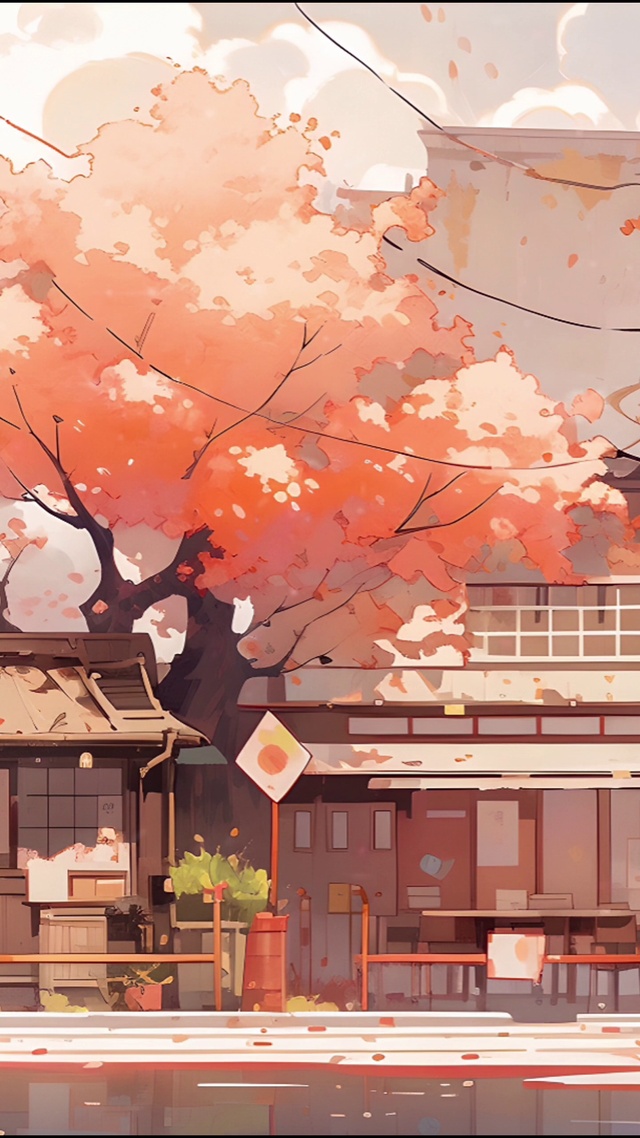 4K 秋日街道