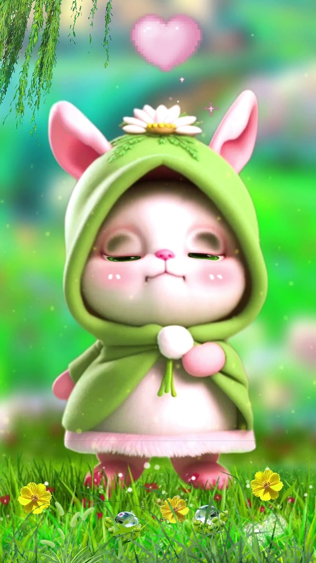 护眼 治愈可爱兔兔