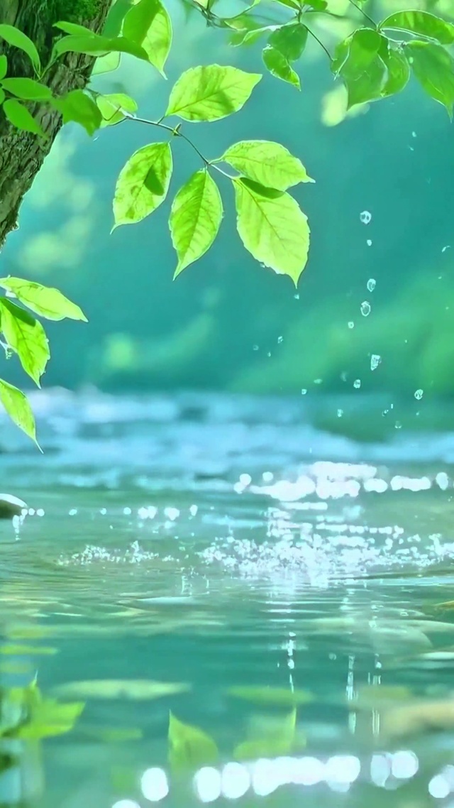 山间小溪4K