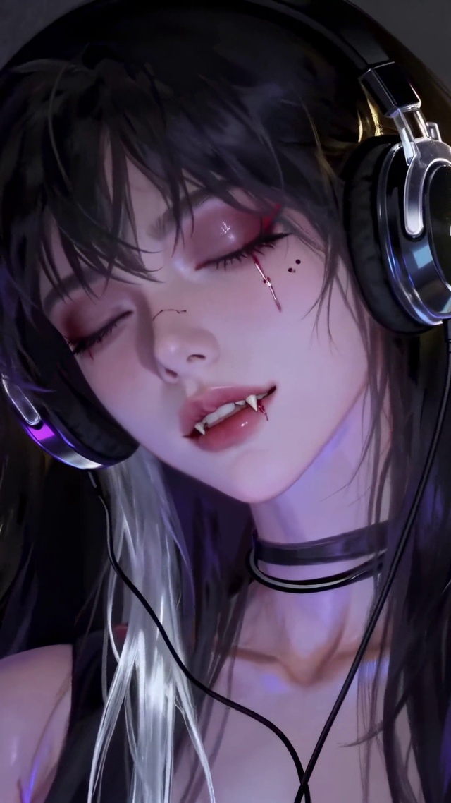 暗黑酷飒吸血鬼少女