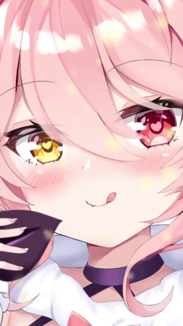 可爱萌萌异瞳少女