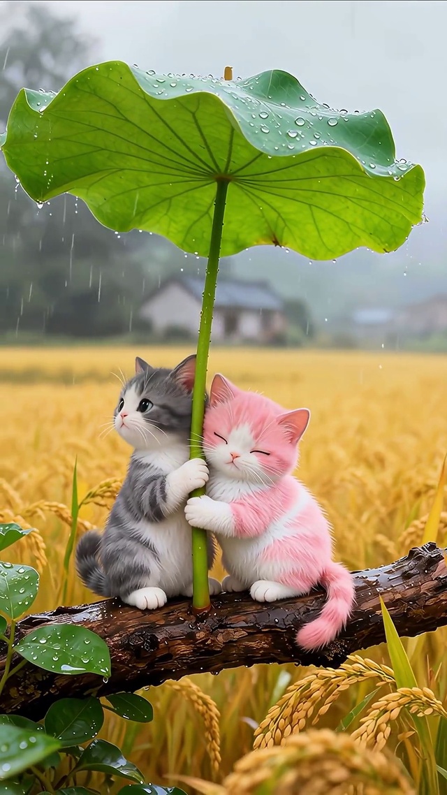 雨天猫咪