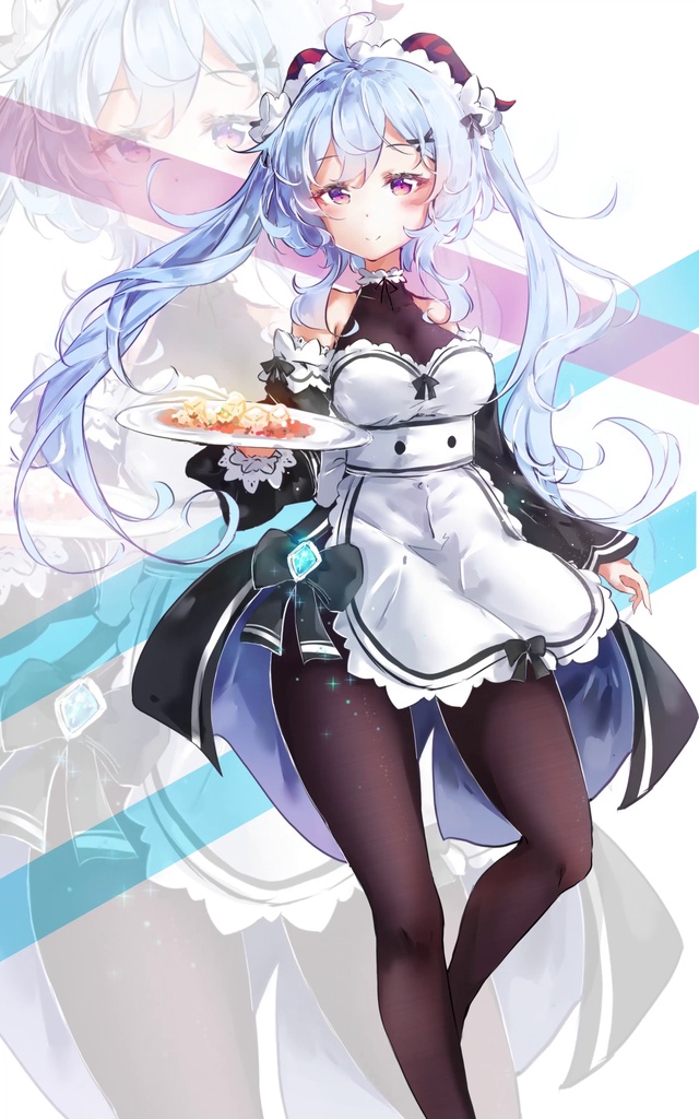 那个...可以来杯椰奶吗
原画师:Rosem琳