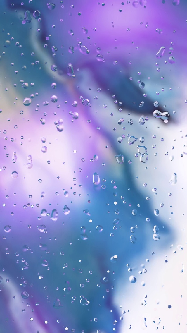 炫酷彩色雨屏