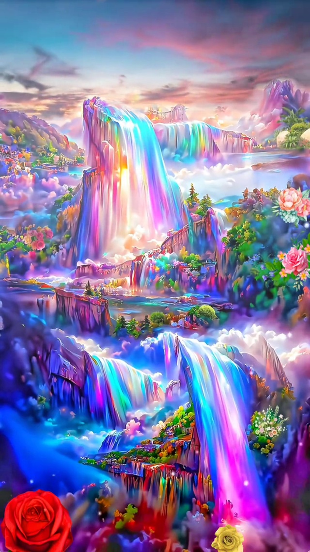 彩虹瀑布