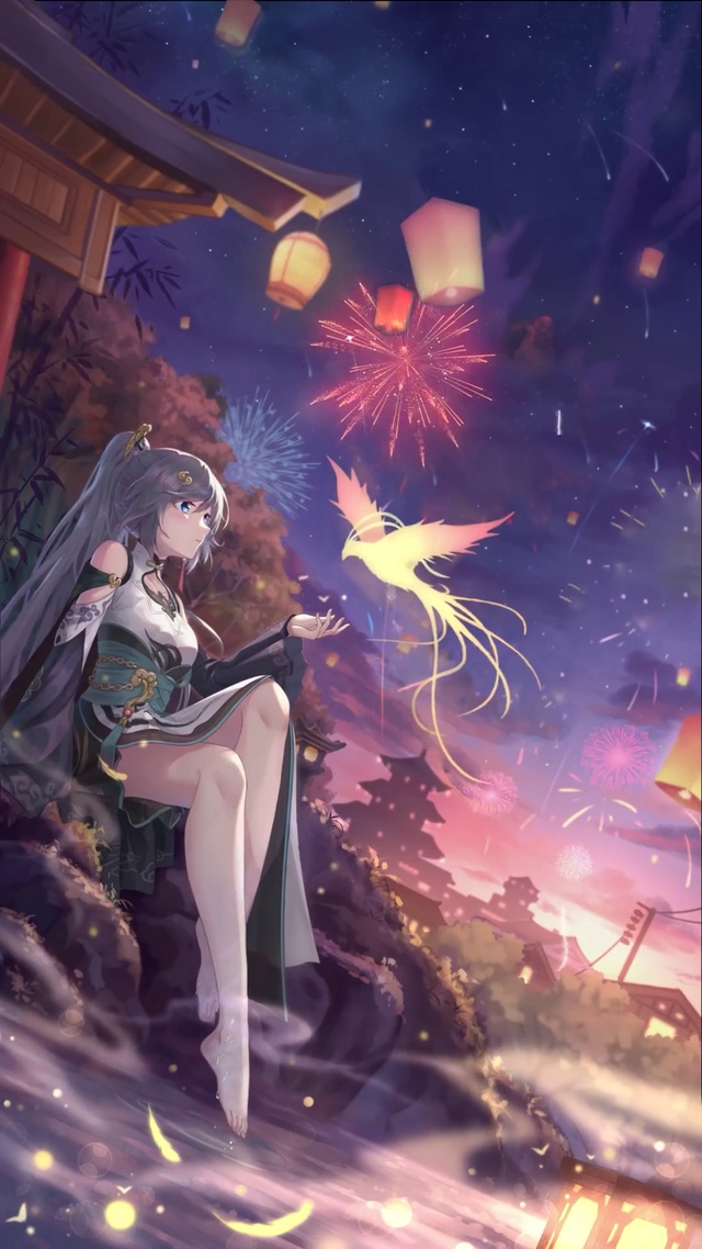 【崩坏3-符华】坐看浮生  画师：夜蓝星炫