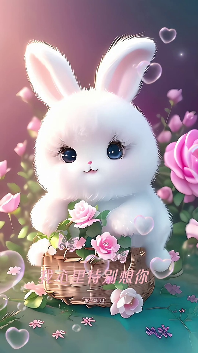 可爱的小兔子