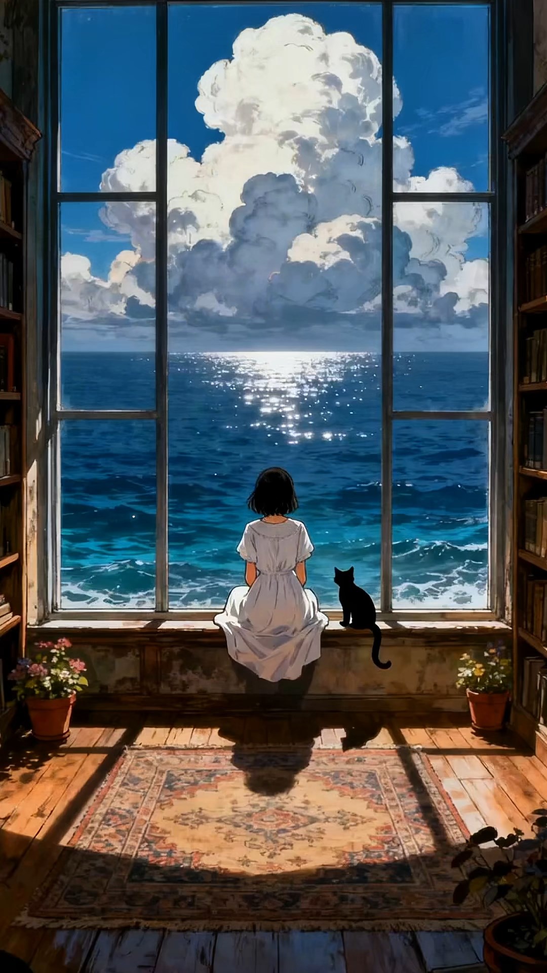 窗外浪漫海景