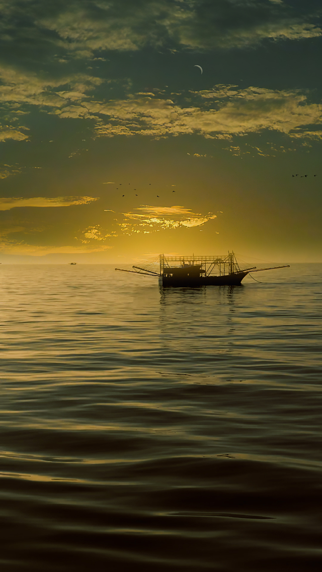 海景漁船