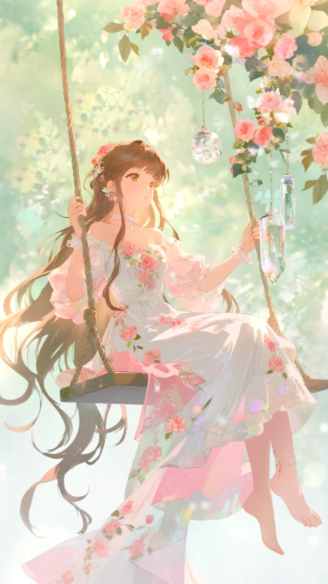 浪漫秋千春风丽影