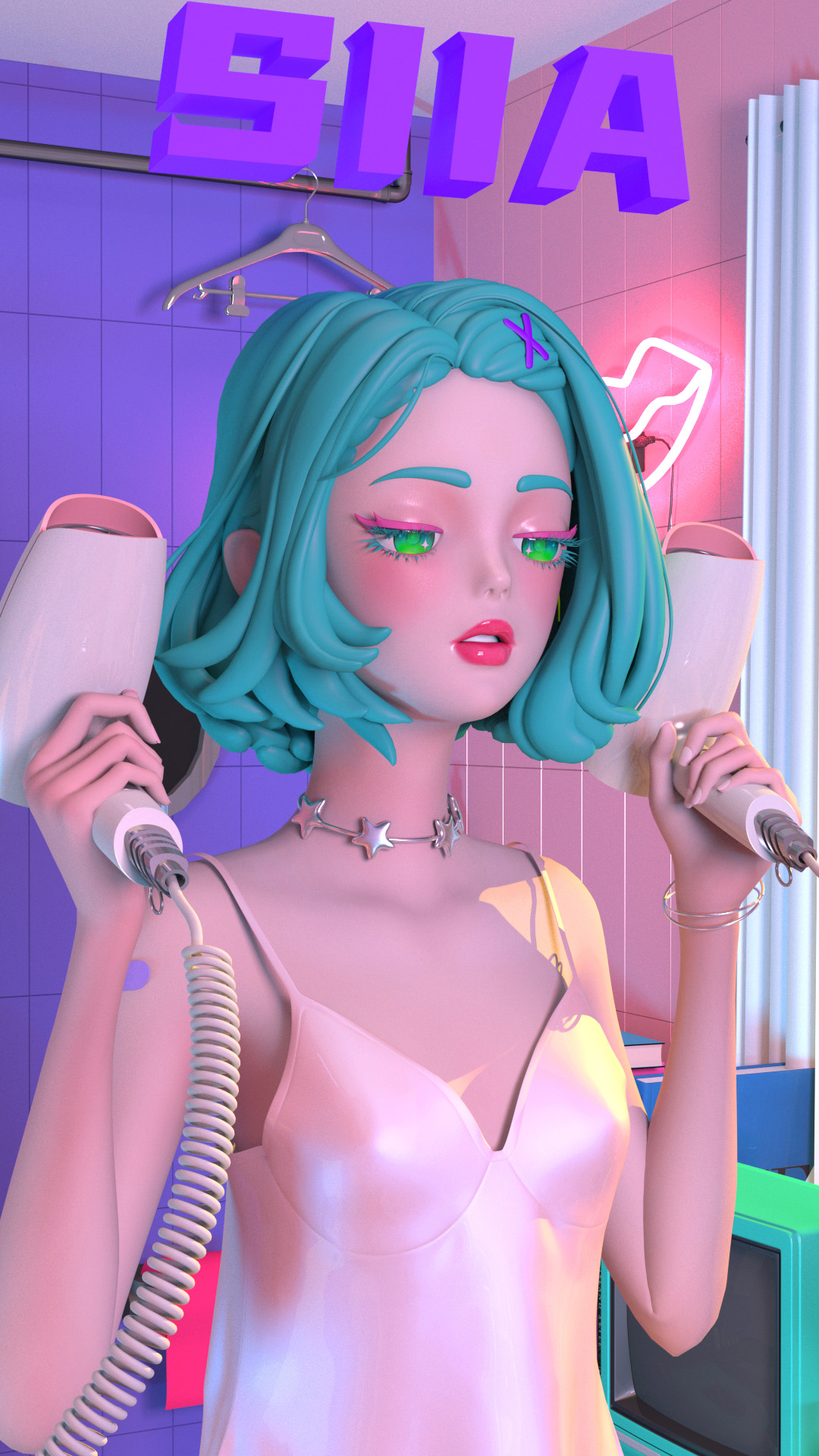 吹风机变装