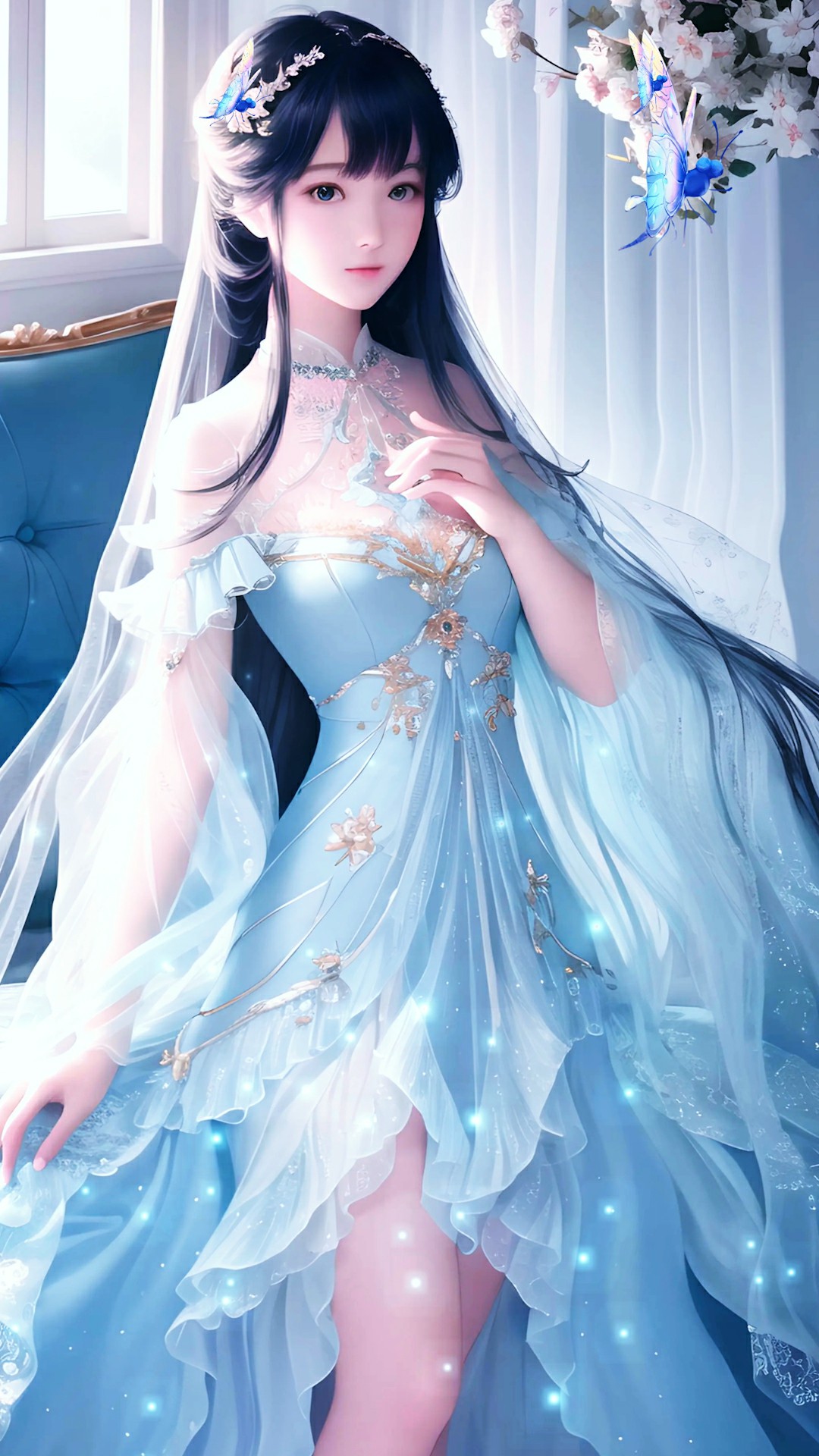 白衣飘飘的少女
