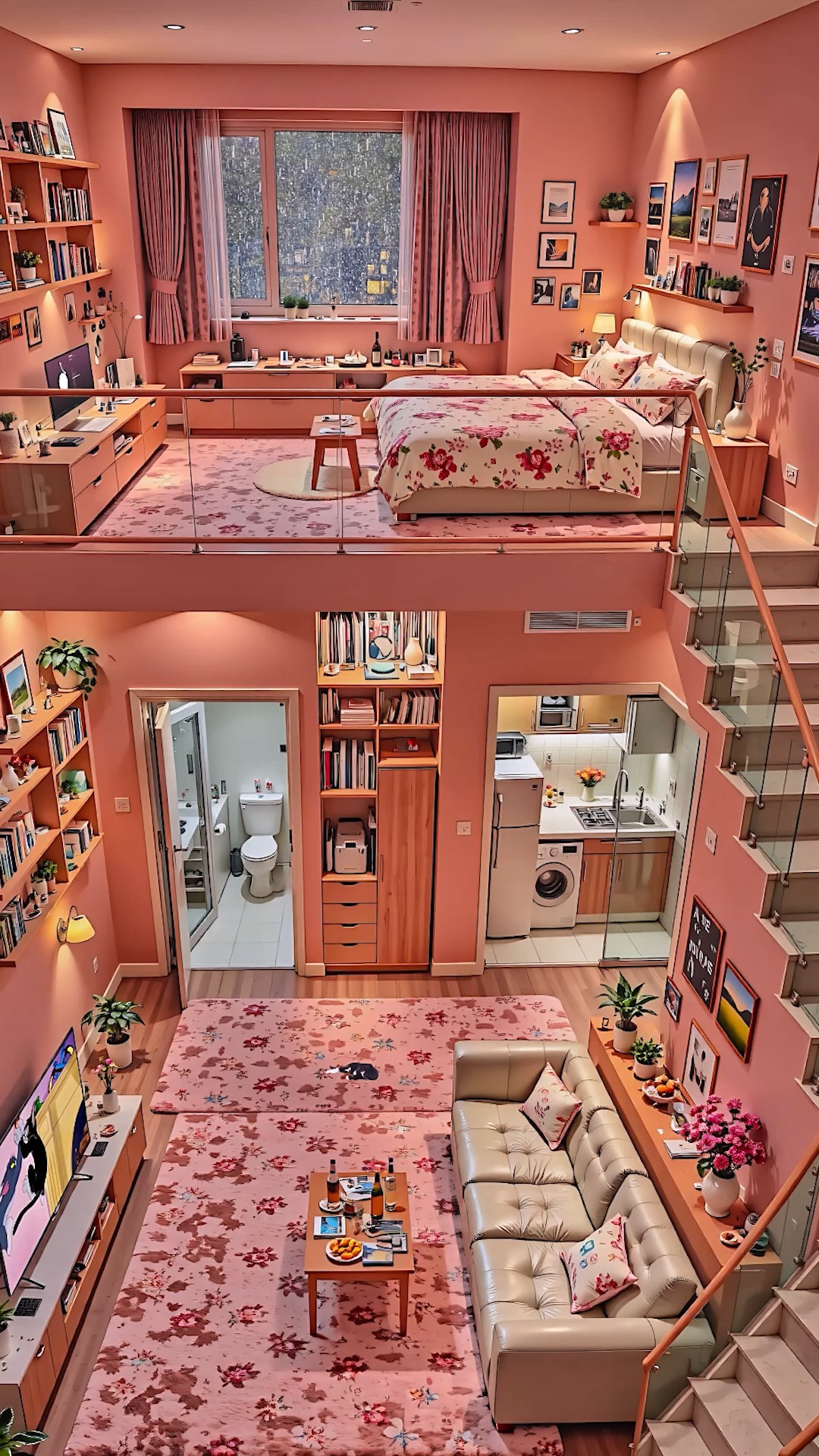 浪漫粉色小屋
