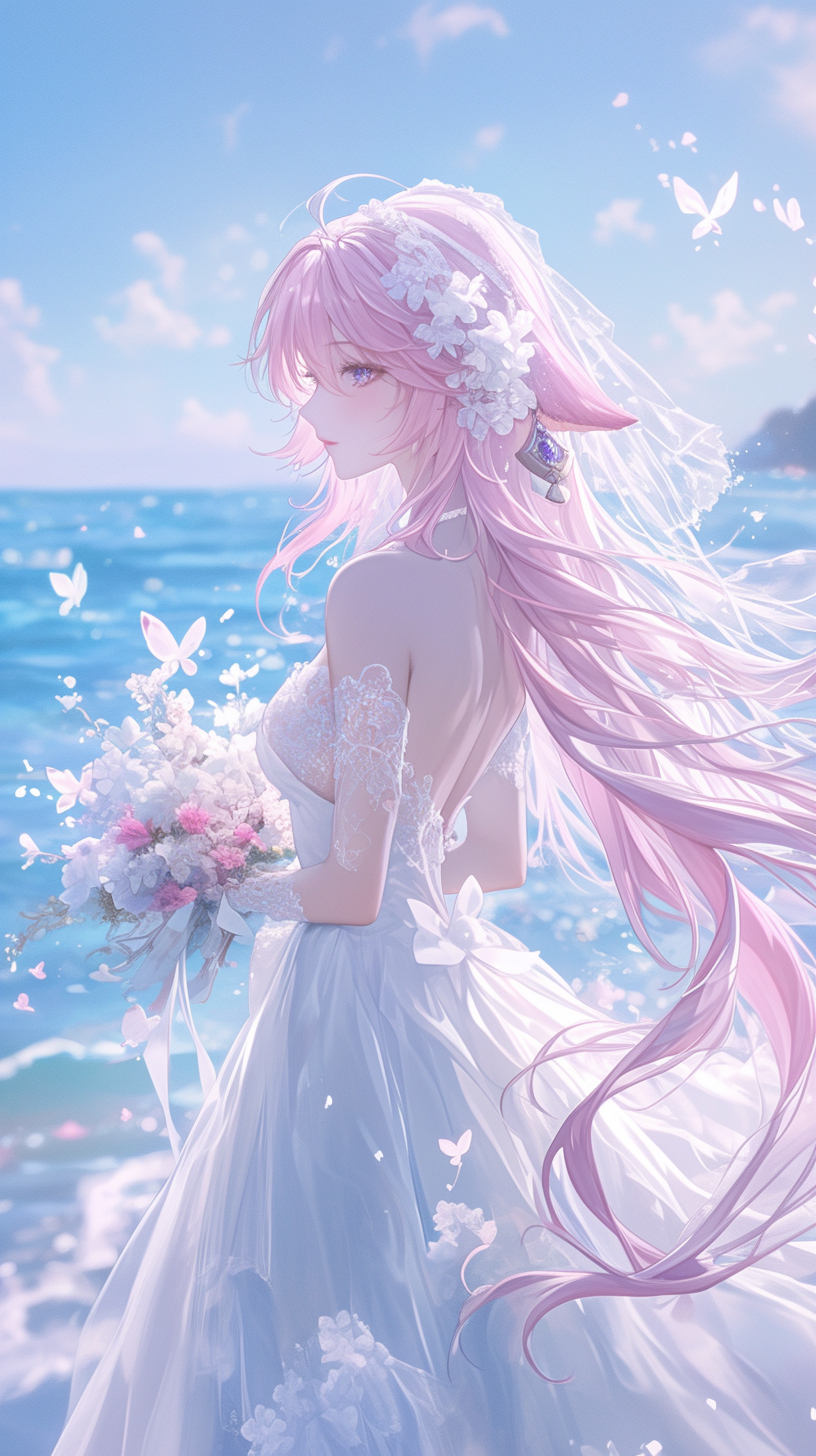 八重神子丨纯白花嫁丨