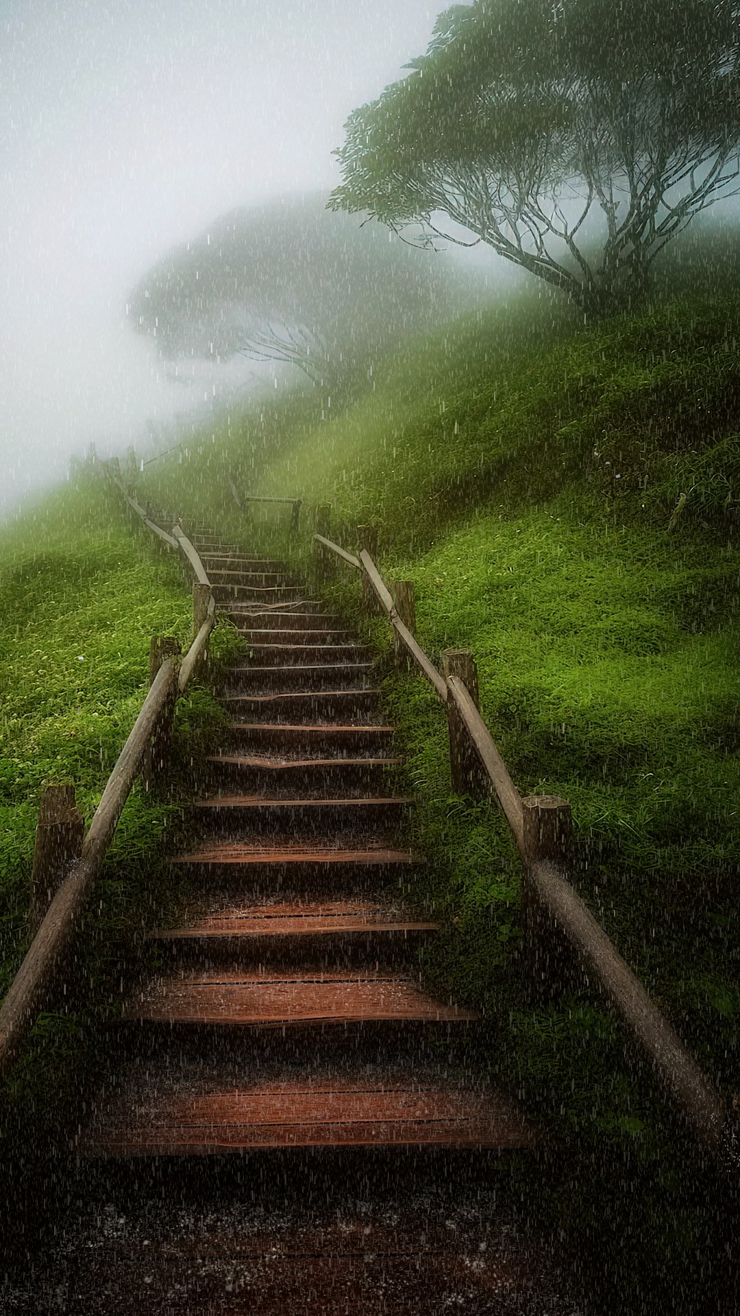 山间小雨