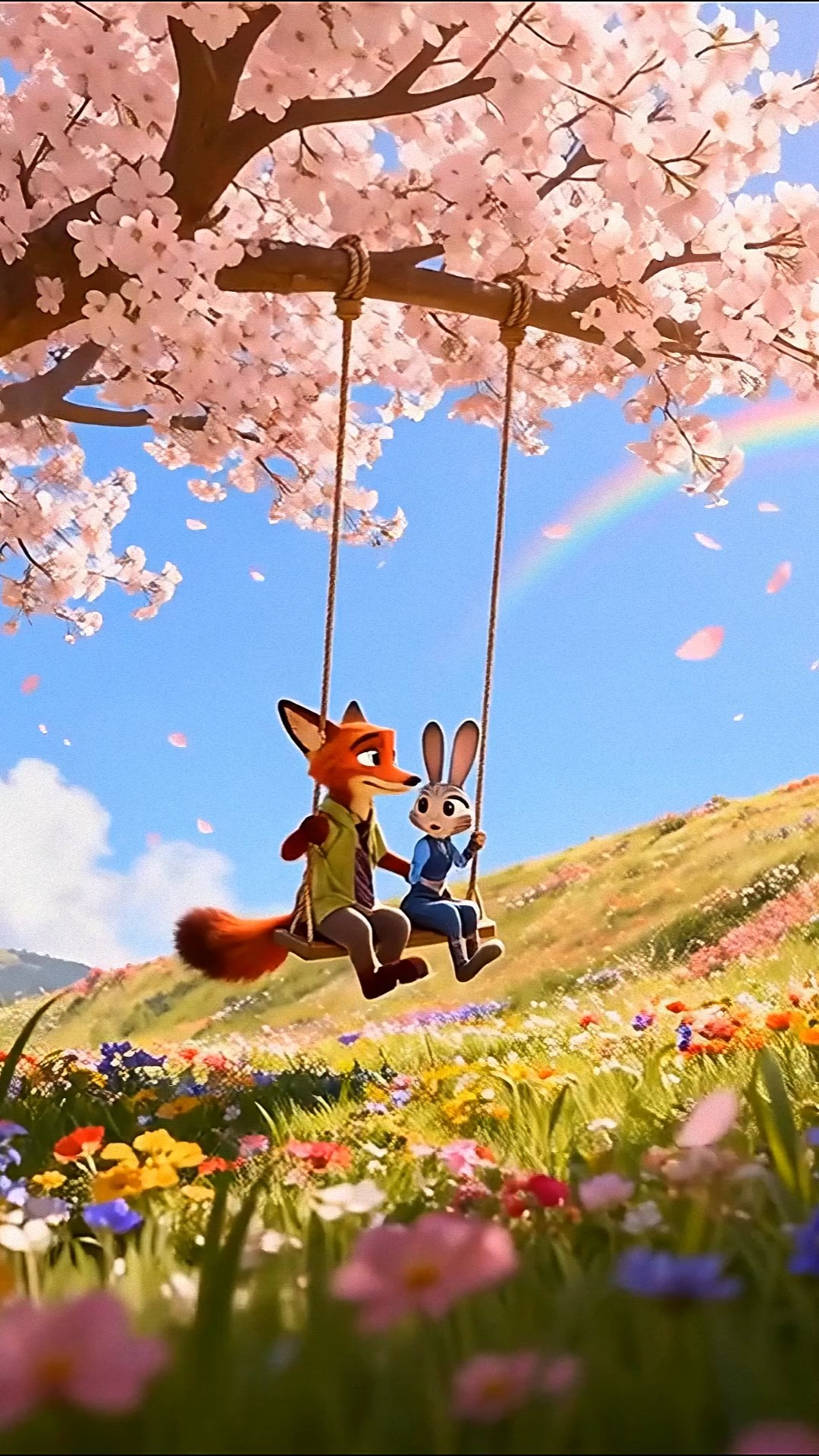 朱迪和尼克荡秋千