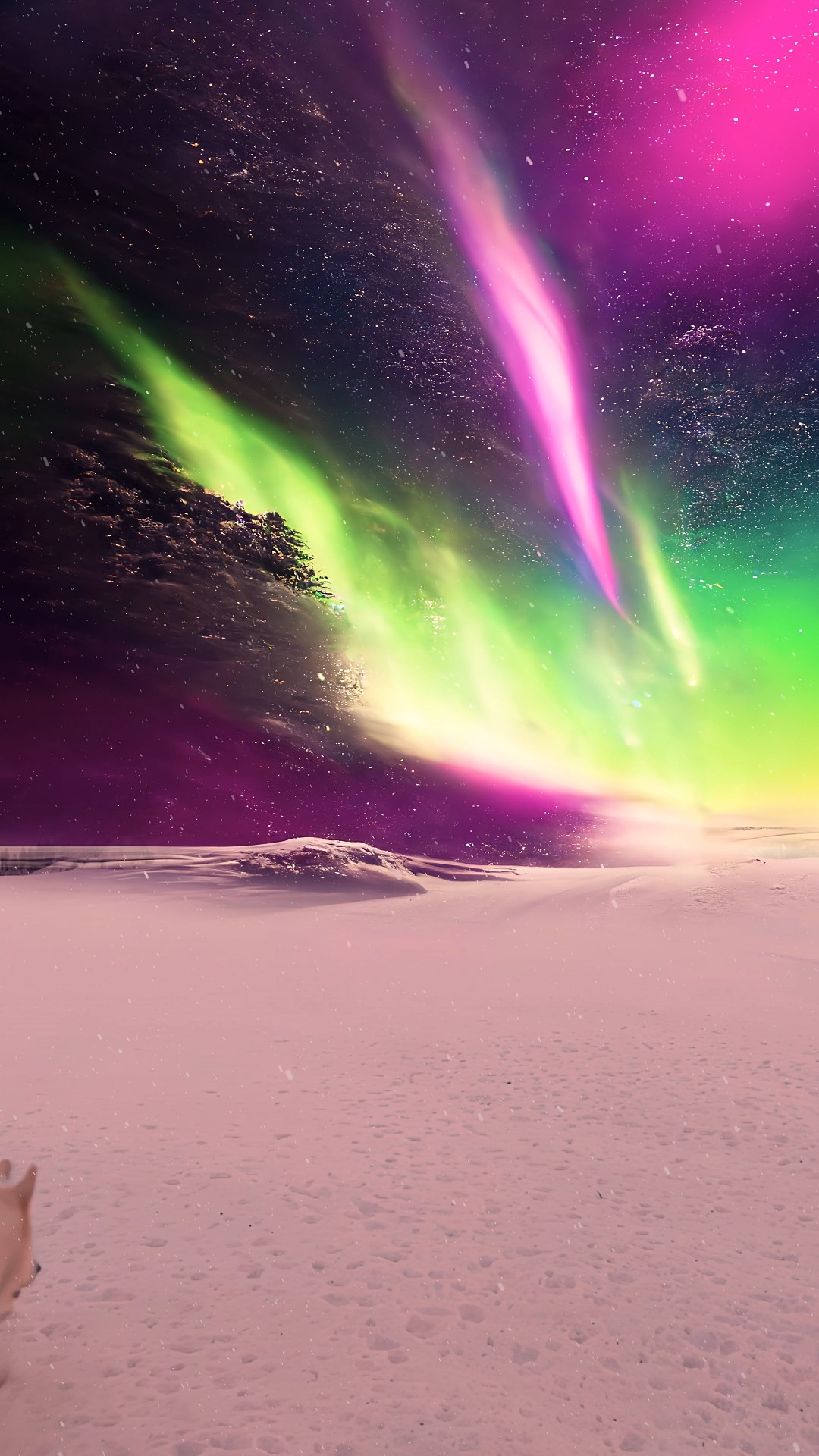 绚丽梦幻雪景