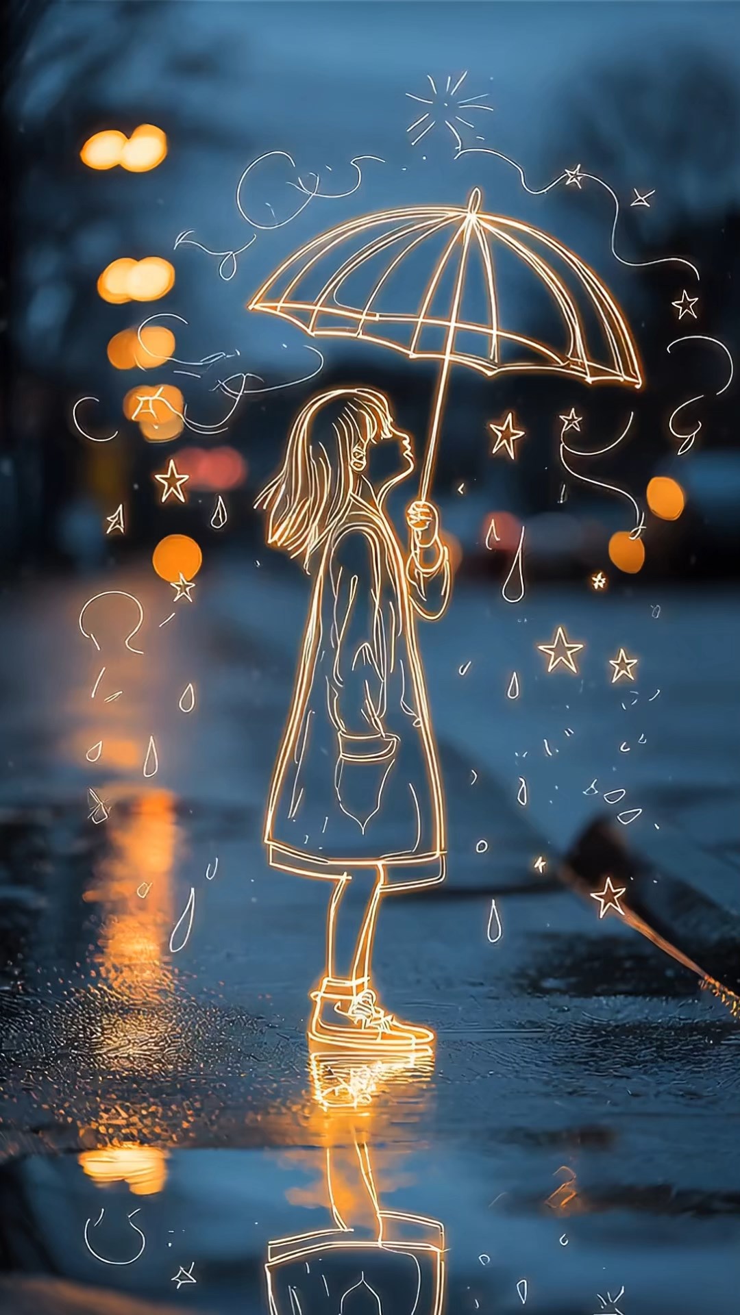 唯美雨天氛围感