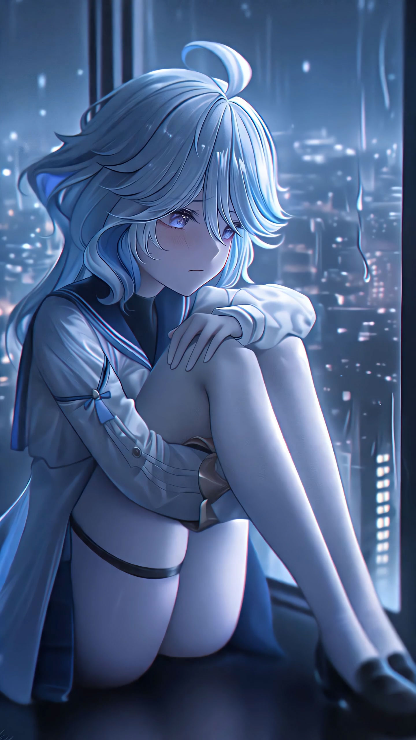芙宁娜-雨夜