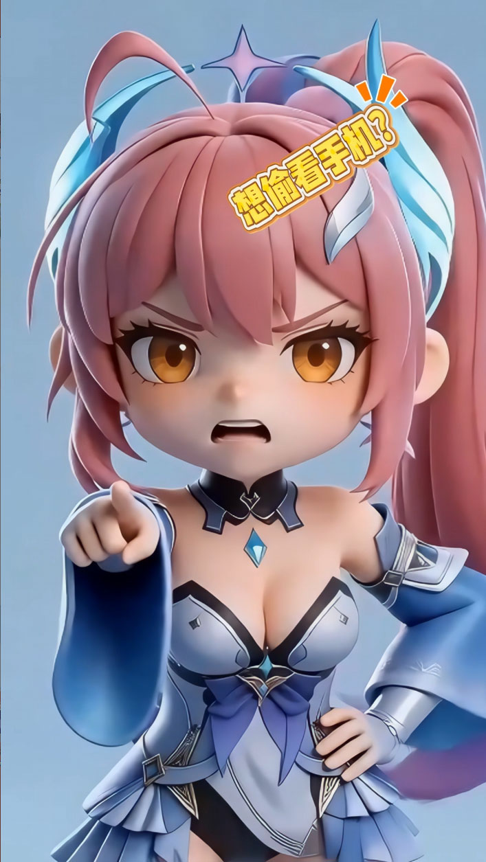 爱弥斯-想偷看电脑