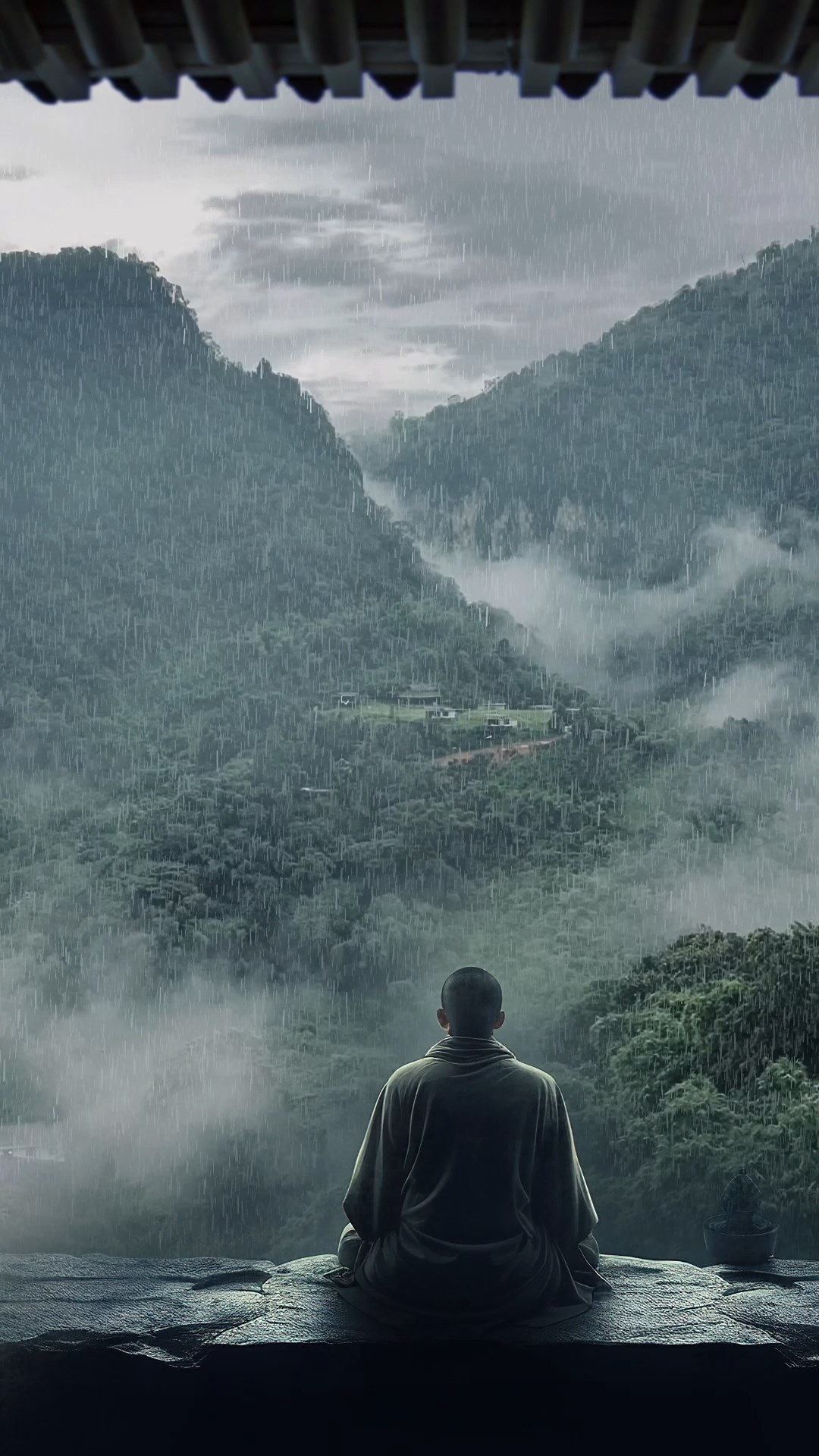 意境雨景