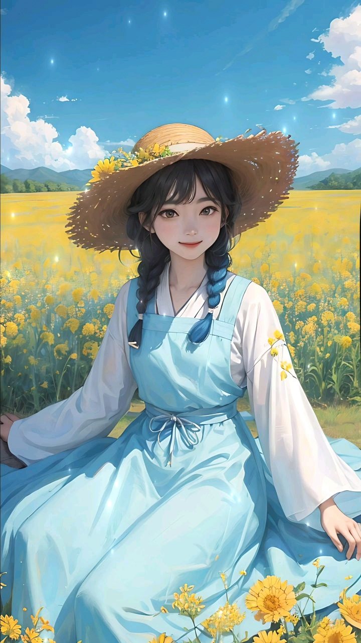 4K 油菜花里的十六岁