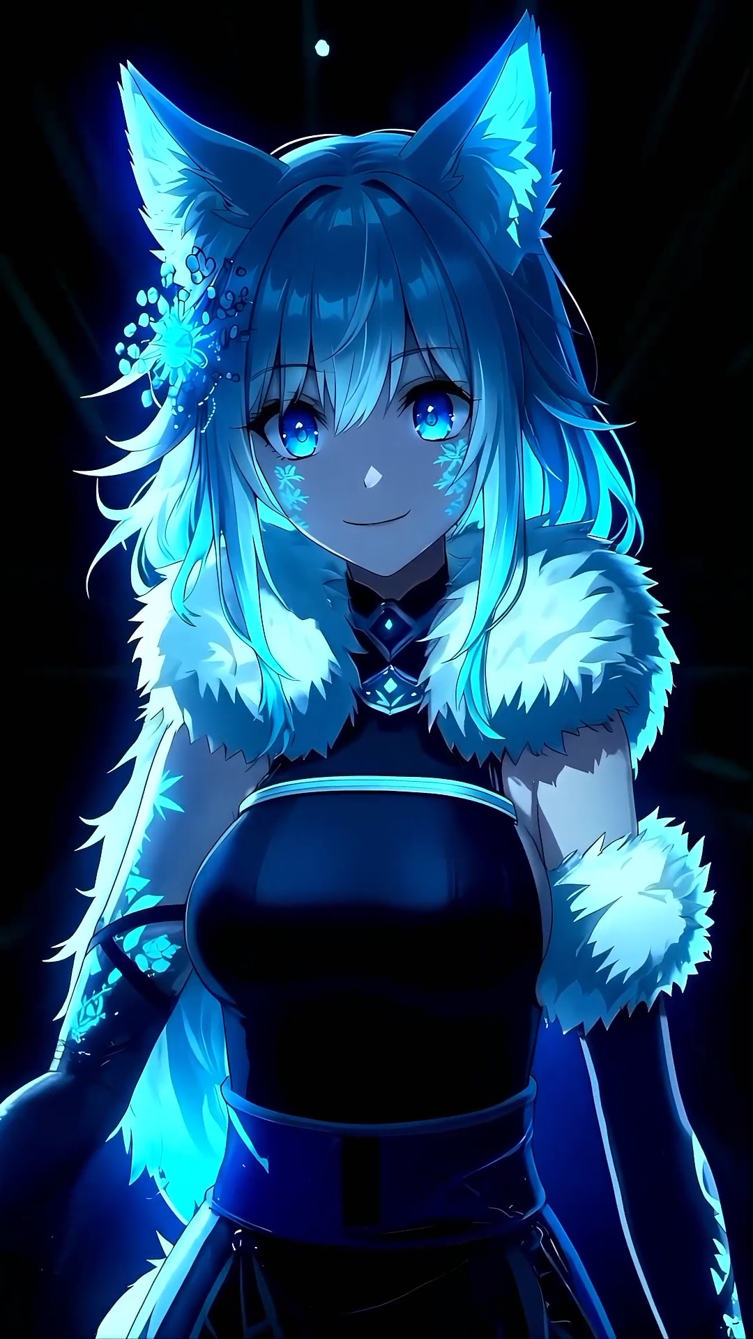 循环冰系狐耳少女