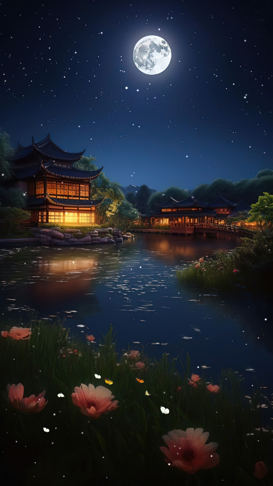 夜色古镇