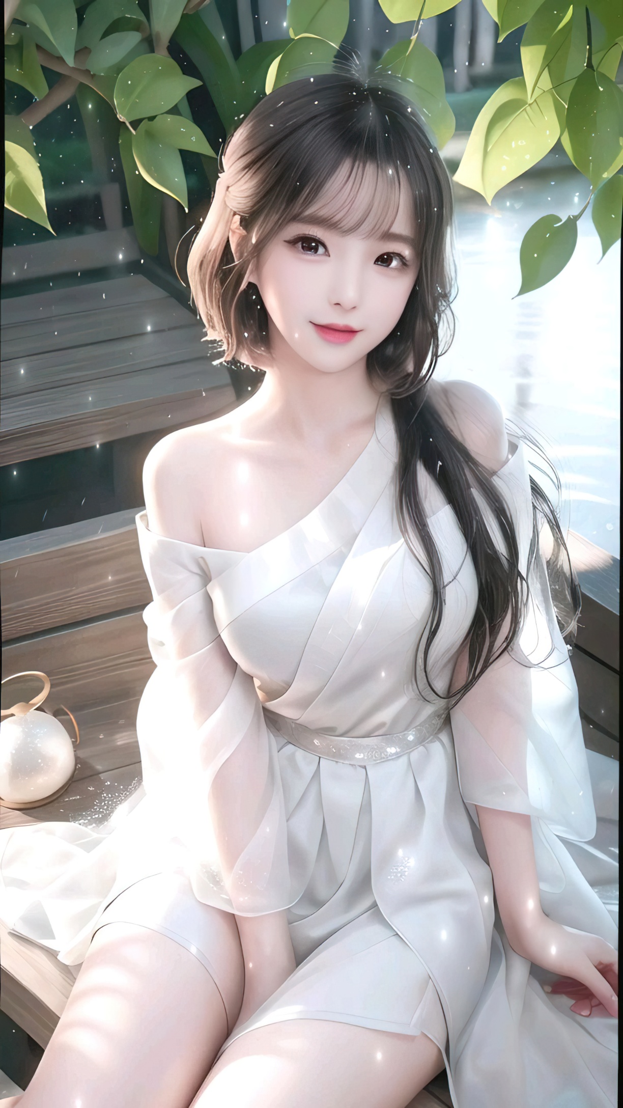 4K 漂亮的轻纱女神