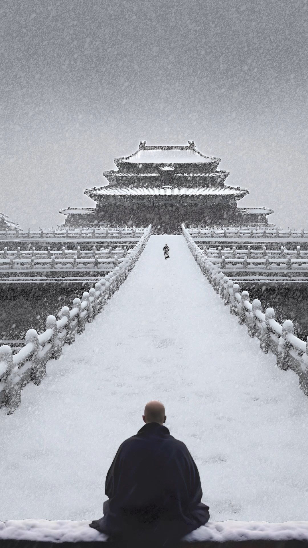 古风意境雪景