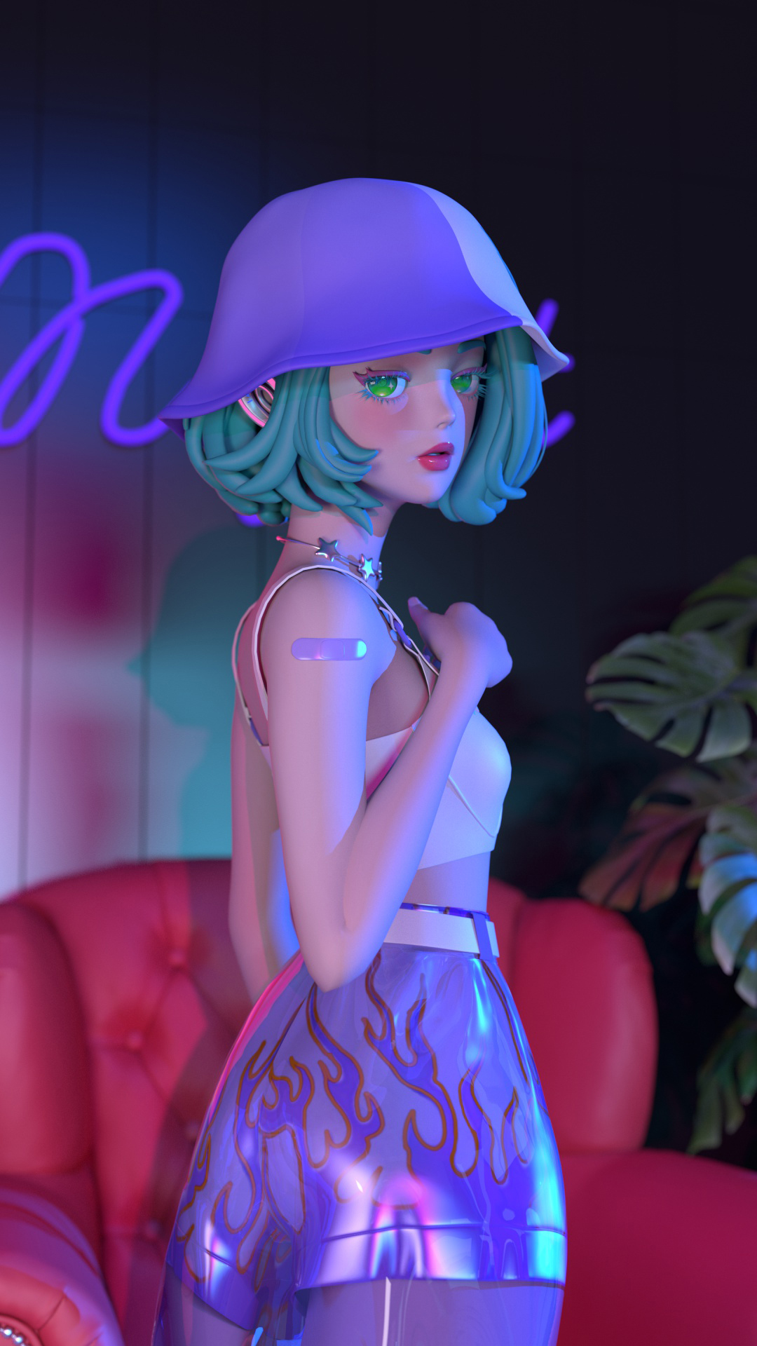 一见钟情甜酷少女