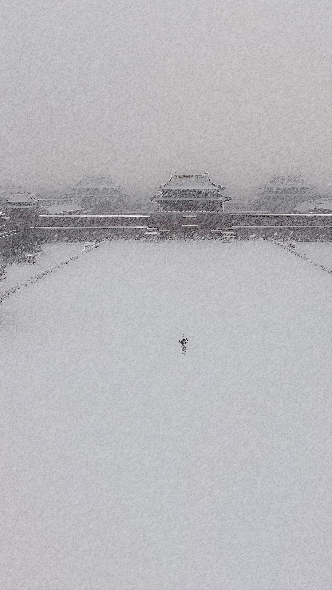 古风意境雪景