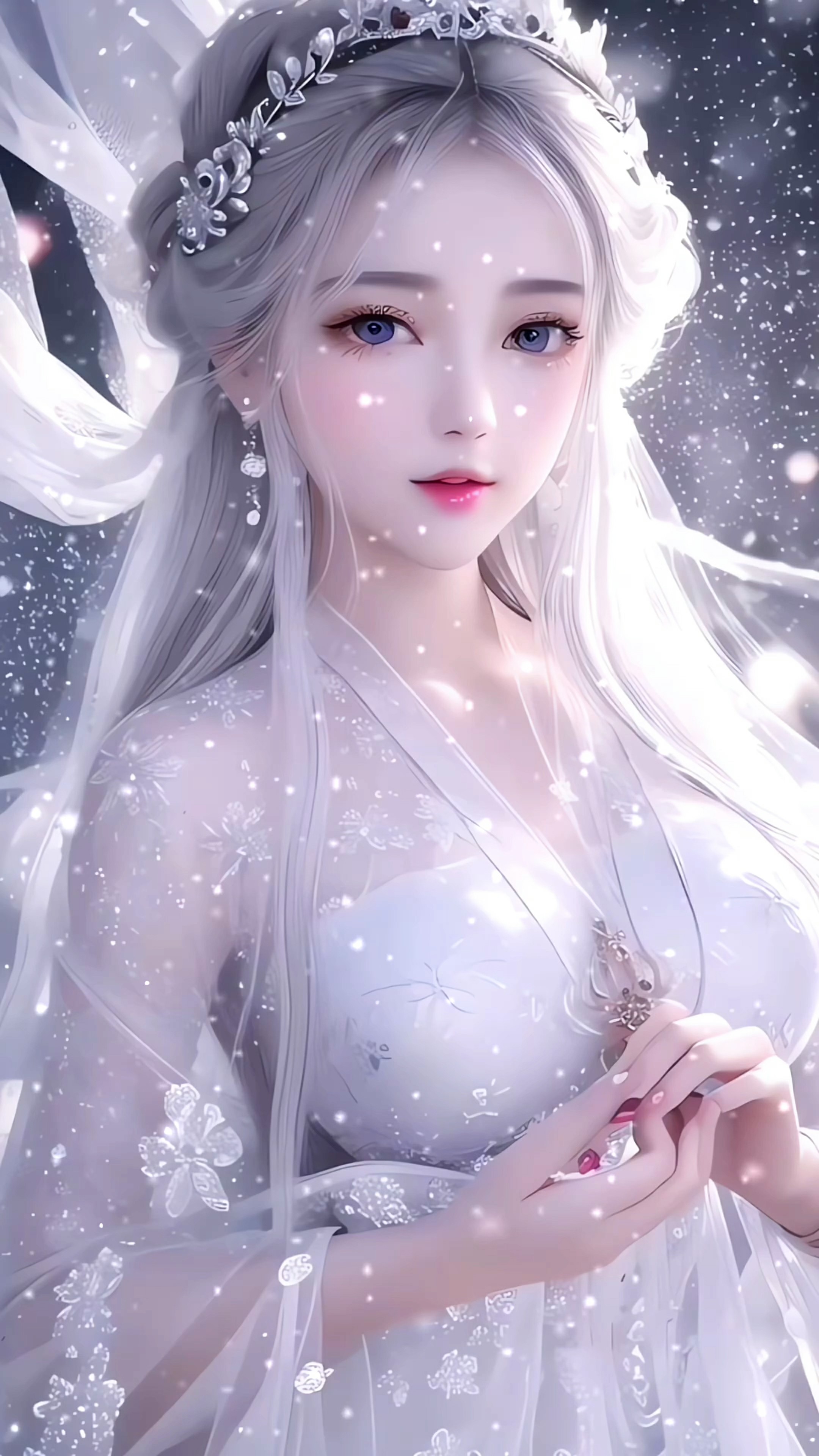 暴雪银发女神