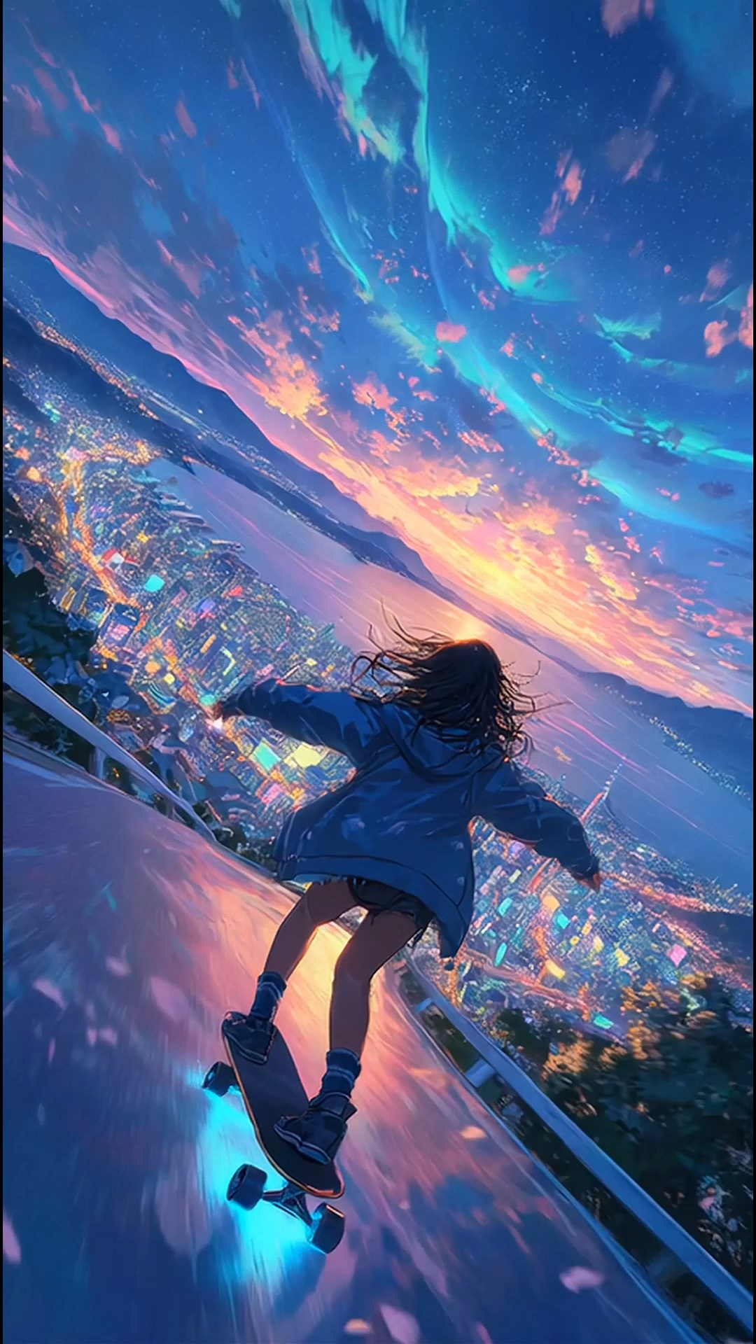 梦幻滑板女孩