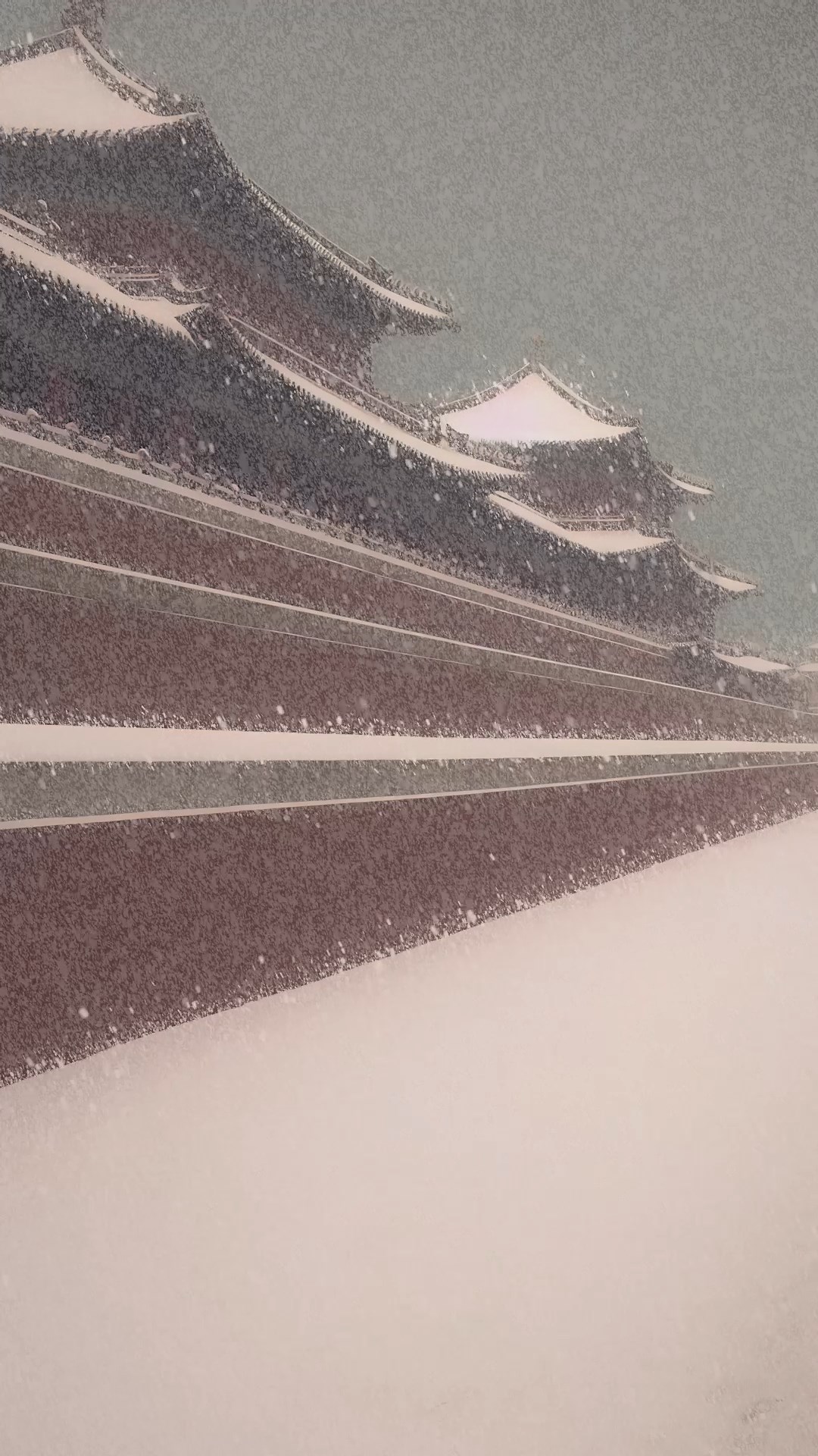 古城墙雪景
