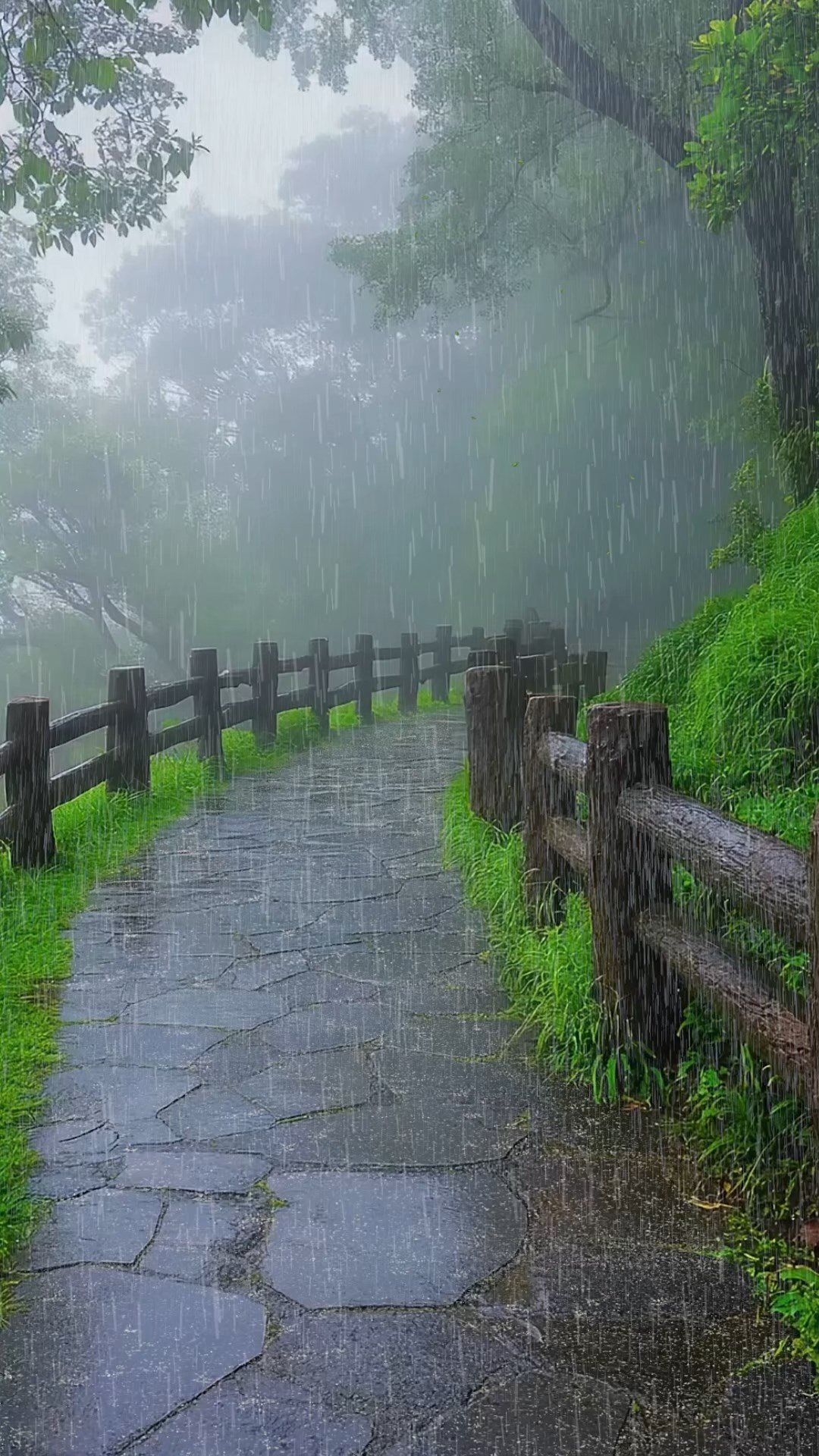 蒙蒙细雨