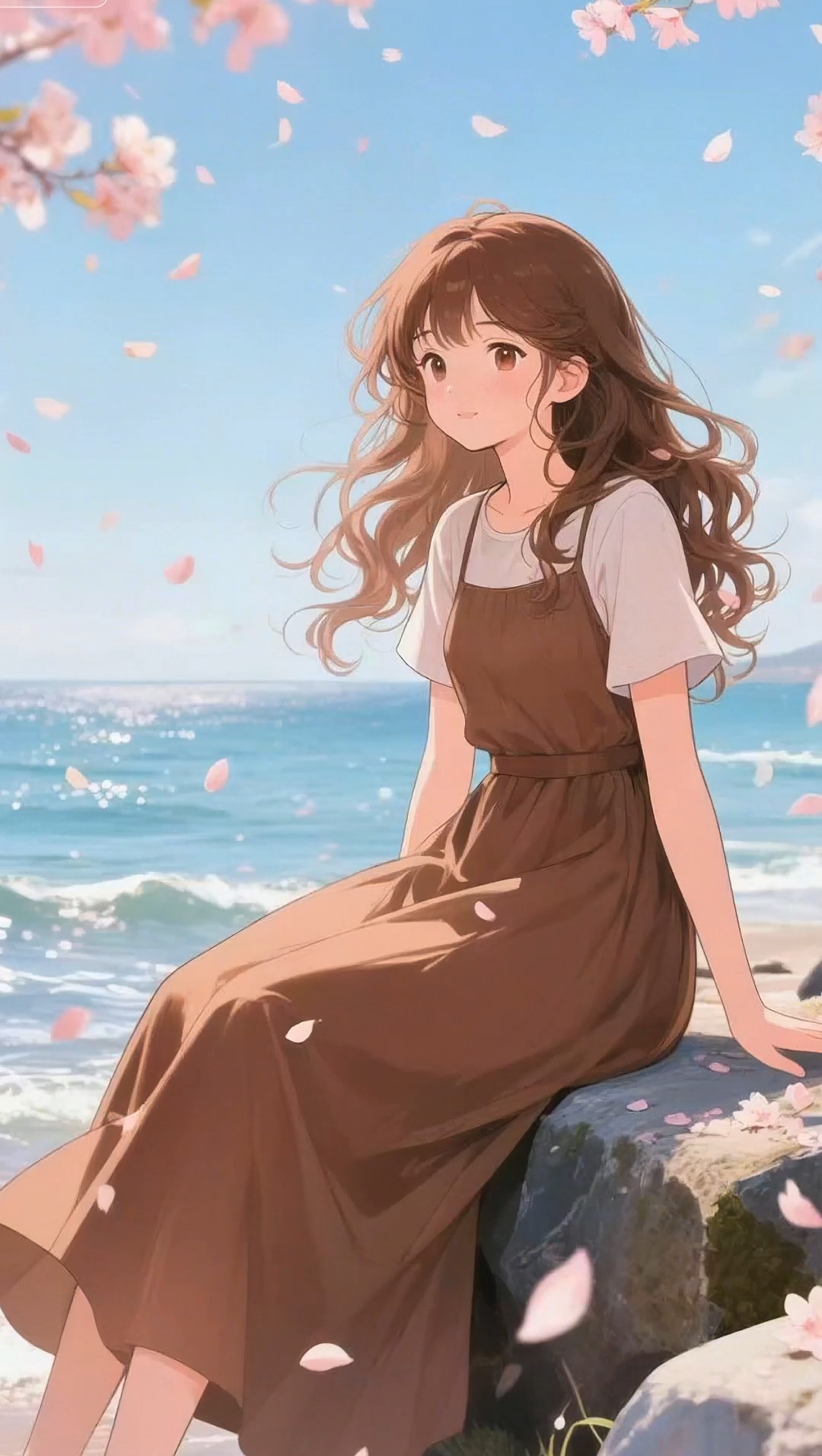 海边美女动态壁纸