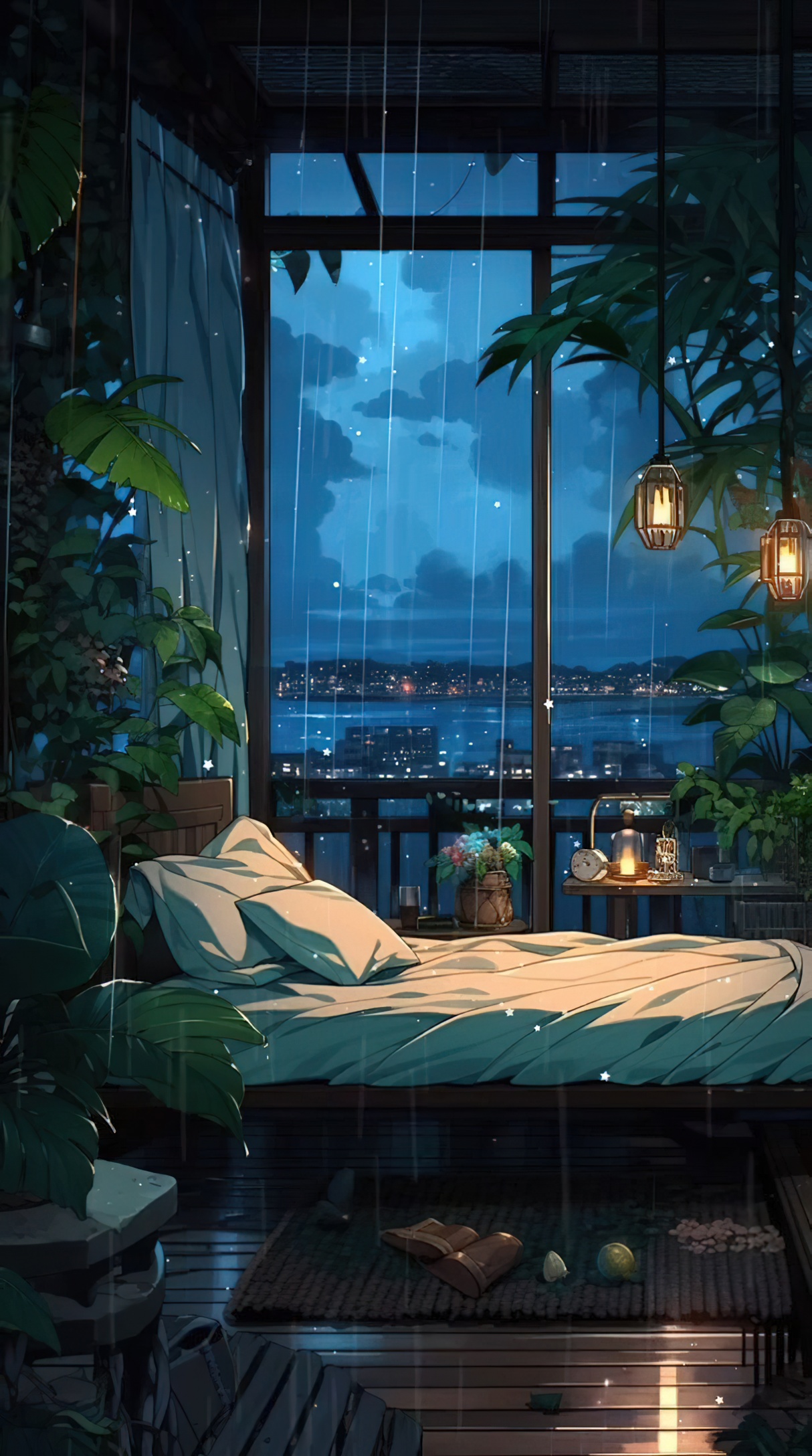 4K 窗前月海