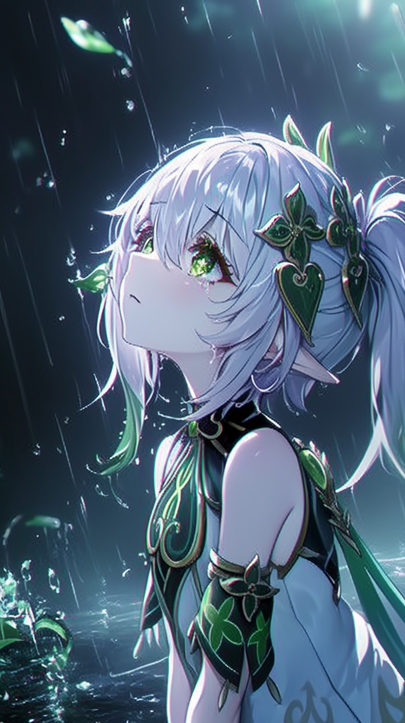 纳西妲丨雨寂孤身丨