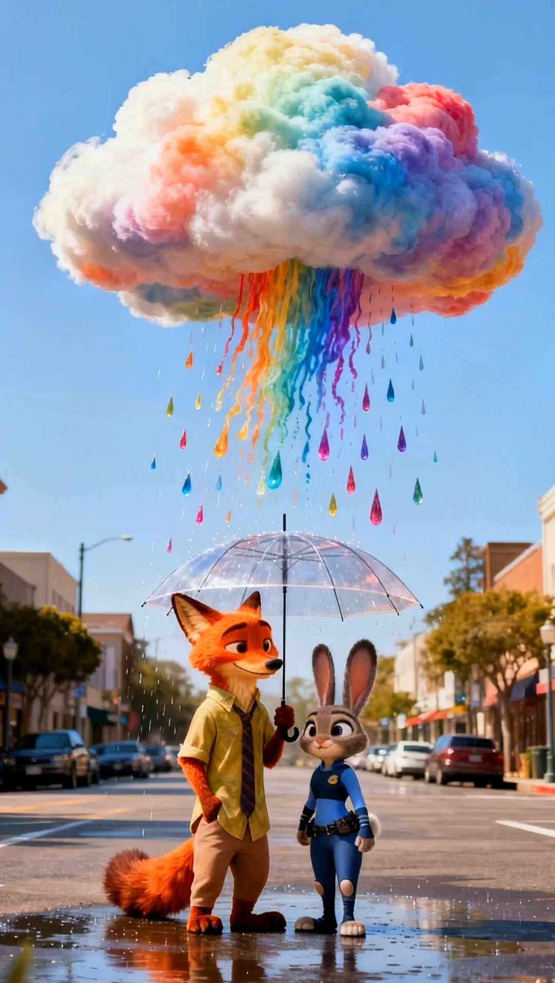 疯狂动物城彩虹雨