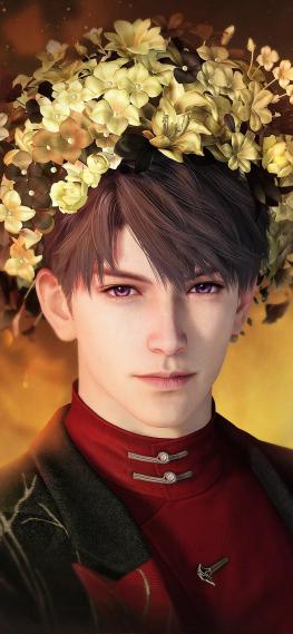 银子‖夏以昼簪花壁纸