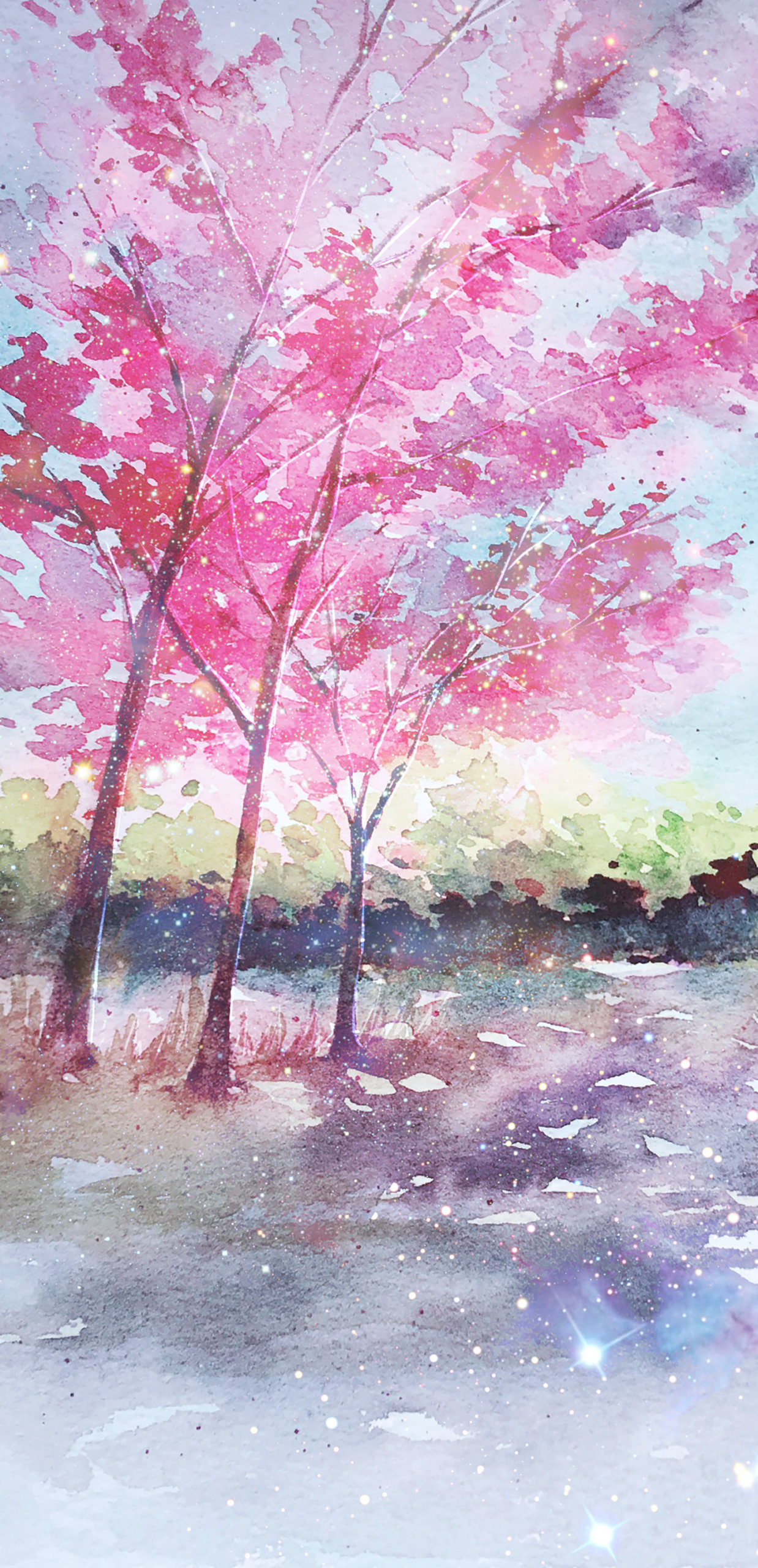 粉萌桃花樹