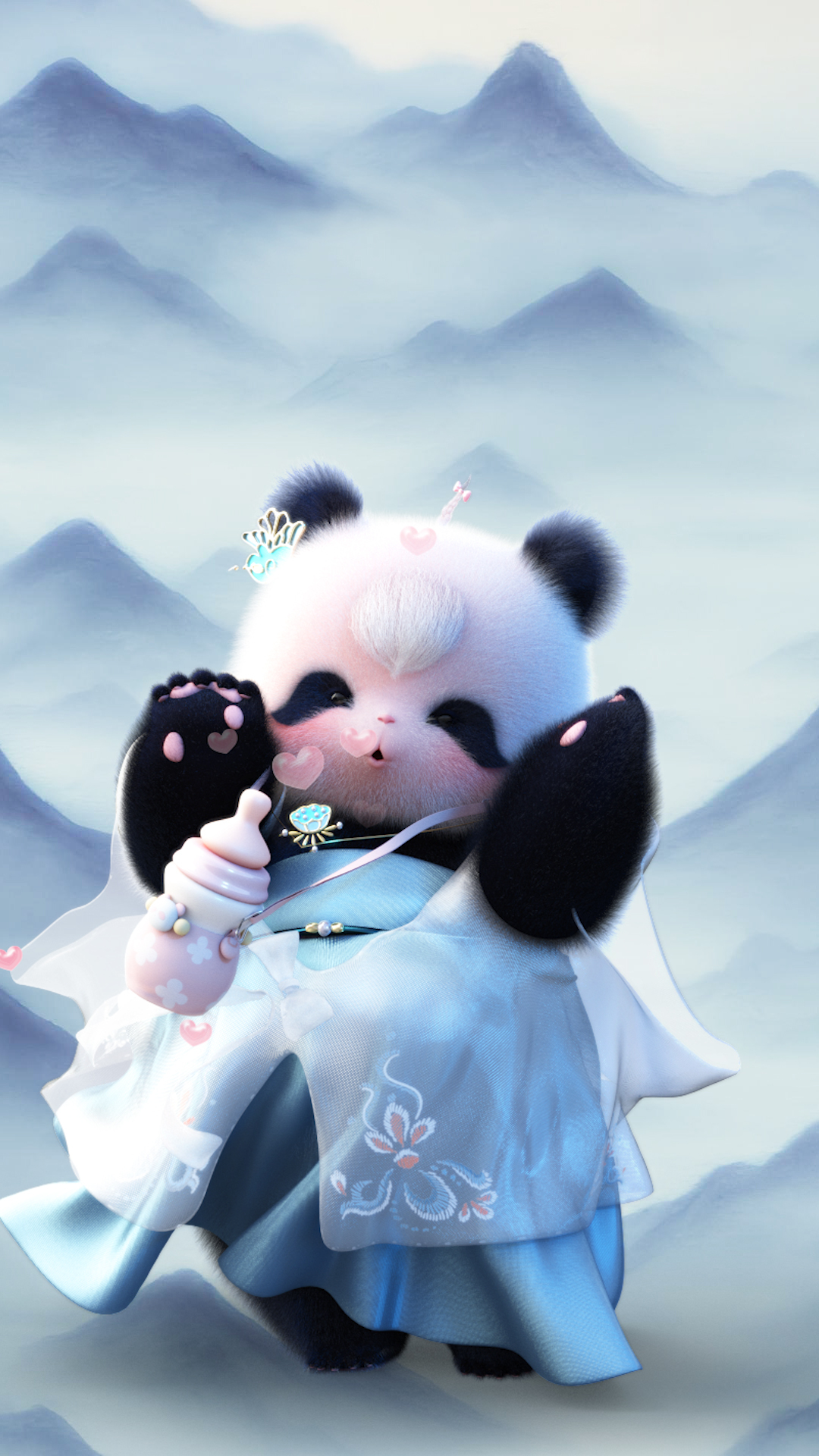 熊非熊青花瓷漢服1